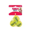 A package of three squeaky tennis balls for dogs, with the brand logo and a picture of a child holding a dog. Anteprima dell’immagine prodotto