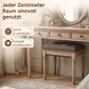 HomeMiYN Banc d'entrée rembourré, tabouret pour enfiler les Voir les images du produit 3