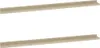 Two identical wooden shelves are shown against a white background. Produktbild-Vorschau