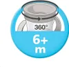 NUK Mini Cups 3 in 1, Set, 0,16 l, Grün, Polypropylen, Produktbild-Vorschau 4