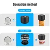 Diagrams showing how to use a vacuum sealer on jars of different sizes. Produktbild-Vorschau