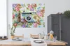 MuchoWow® Poster Kamera - Camouflage - Blumen 160x120 cm - Produktbild-Vorschau 3