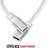 SWISSTEN CHARGING AUDIO ADAPTER TEXTILE LIGHTNING (męski) / Podgląd zdjęcia produktu 5