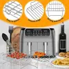 10pcs Silikon Air Fryer Korb für Ninja AF300UK/AF400UK, Produktbild-Vorschau 5