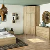 BDW Armoire d'angle de chambre à coucher avec rallonge, 6 Voir les images du produit 6