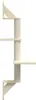 vidaXL Drapak z mocowaniem do ściany kremowy 108 cm Podgląd zdjęcia produktu 5