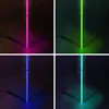 A collage of four images, each showing a tall, thin LED light bar in a different color against a dark background. Náhľad obrázku produktu