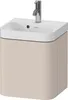 Waschtischset HAPPY D.2 PLUS 400x360mm ein Hahnloch taupe Produktbild-Vorschau 2