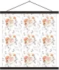 MuchoWow® Textilposter Blumen - Bohème - Weiß 60x60 cm mit Produktbild-Vorschau 1