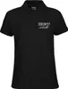 Huuraa Damen Polo Shirt Borkum verliebt XL Black Bio Produktbild-Vorschau 1