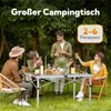 HOMECALL Klapptisch Campingtisch – Aluminium Gartentisch Produktbild-Vorschau 2