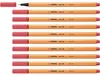 STABILO Fineliner -  point 88 - 10er Pack - rostrot Produktbild-Vorschau 1