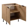 Küchenunterschrank 80 cm mit 2 Türen küchenmöbel Produktbild-Vorschau 2
