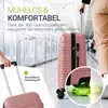 Juskys Hartschale Kofferset Reisekoffer 3 teilig - Produktbild-Vorschau 4