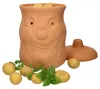 Mambocat Sada 3ks terakotových hrnců Česnekový hrnec + Náhled obrázku produktu 5
