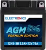 Electronicx YB5L-B AGM Batteria Moto 12V 5,5Ah 75A ▶ Anteprima dell’immagine prodotto 1