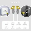 deleyCON 10m 4K TV Antennenkabel Koaxialkabel 2x 90° IEC - Produktbild-Vorschau 6