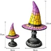 Halloween-heksenhoed lamp – 30 cm, warmwitte LED, USB, Productafbeelding-voorbeeld 3