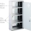 Lekárska skrinka Relaxdays, 4 priehradky, rozmery: 57 x 27 Náhľad obrázku produktu 5