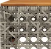 9-tlg. Garten-Sofagarnitur mit Kissen Grau Poly Rattan Produktbild-Vorschau 7