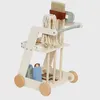 Holz Reinigungswagen Kinder Putzwagen mit Zubehör ab 3 Produktbild-Vorschau 4