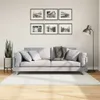 vidaXL Teppich OVIEDO Kurzflor Creme 120x170 cm Produktbild-Vorschau 2