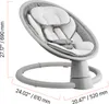 SucceBuy Babyschaukel, Babywippe mit 5 Geschwindigkeiten, Produktbild-Vorschau 8