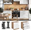 Küchenunterschrank Vicco Fame-Line Weiß Hochglanz 80 cm mit Produktbild-Vorschau 4