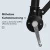 Sekey Ampelschirm 300 cm Aluminium, Knickbar, mit Kurbel & Produktbild-Vorschau 5