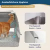 Katzenklo Edelstahl mit Deckel XXL – Geschlossene Produktbild-Vorschau 10