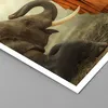 Poster - Poster ohne Rahmen - Elefant Mönch Stoßzahn - Produktbild-Vorschau 2