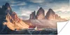 MuchoWow® Poster Haus - Berge - Landschaft 40x20 cm - Produktbild-Vorschau 1