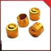 Schrader Ventilkappen; Aluminium Racing; 4er Set; Farbe: Produktbild-Vorschau 1