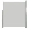 vidaXL Marquise latérale extensible 160x500 cm Crème Voir les images du produit 10