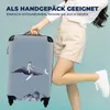 MuchoWow® Koffer Handgepäck Trolley Rollkoffer Kleine Produktbild-Vorschau 4