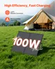 SucceBuy Faltbares Solarpanel 100 W, tragbares Produktbild-Vorschau 2