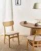 BELIANI Esszimmerstuhl 2er Set Hellbeige Stoffbezug mit Produktbild-Vorschau 2