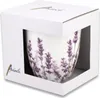 Tasse 10cm Porzellan mit Lavendel Motiv Lila / Weiß Produktbild-Vorschau 2