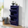 Carrello porta scarpe 'Sokndal' con 4 sportelli in metallo Anteprima dell’immagine prodotto 1