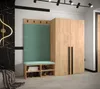 Garderobe MIRO Set 5 mit gepolsterten Paneelen Industrial Produktbild-Vorschau 2