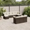 The Living Store 10-tlg. Garten-Sofagarnitur mit Kissen Produktbild-Vorschau 2