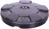 A black rubber jack pad is shown against a white background. Produktbild-Vorschau