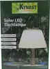 The image shows the packaging of a Kynast Garden Solar LED Tischlampe. Produktbild-Vorschau