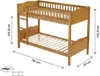 Etagenbett "Gabriel" aus Holz – 90 x 190 cm – Braun Produktbild-Vorschau 3