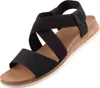 Skechers Bobs Desert Kiss Low  Sandalen Plat - Zwart - Maat Produktbild-Vorschau 1