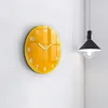 Wallfluent Hodiny - Kulaté Skleněné Nástěnné Hodiny - Tichý Náhled obrázku produktu 3