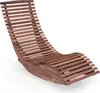 A wooden rocking lounge chair on a white background. Náhled obrázku produktu