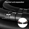 Wiltec Tuyau piscine noir – 9 m de long, Ø 38 mm – Tuyau Voir les images du produit 5