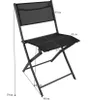 VCM 5-teilig Balkonmöbel Set, Gartentisch 80x55 cm mit 4 Produktbild-Vorschau 7