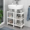 Waschbeckenunterschrank Vicco Zeno Weiß 68 x 60.5 cm 2er Produktbild-Vorschau 3